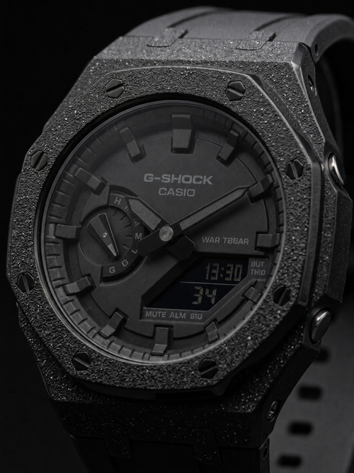 Stealth black gshock